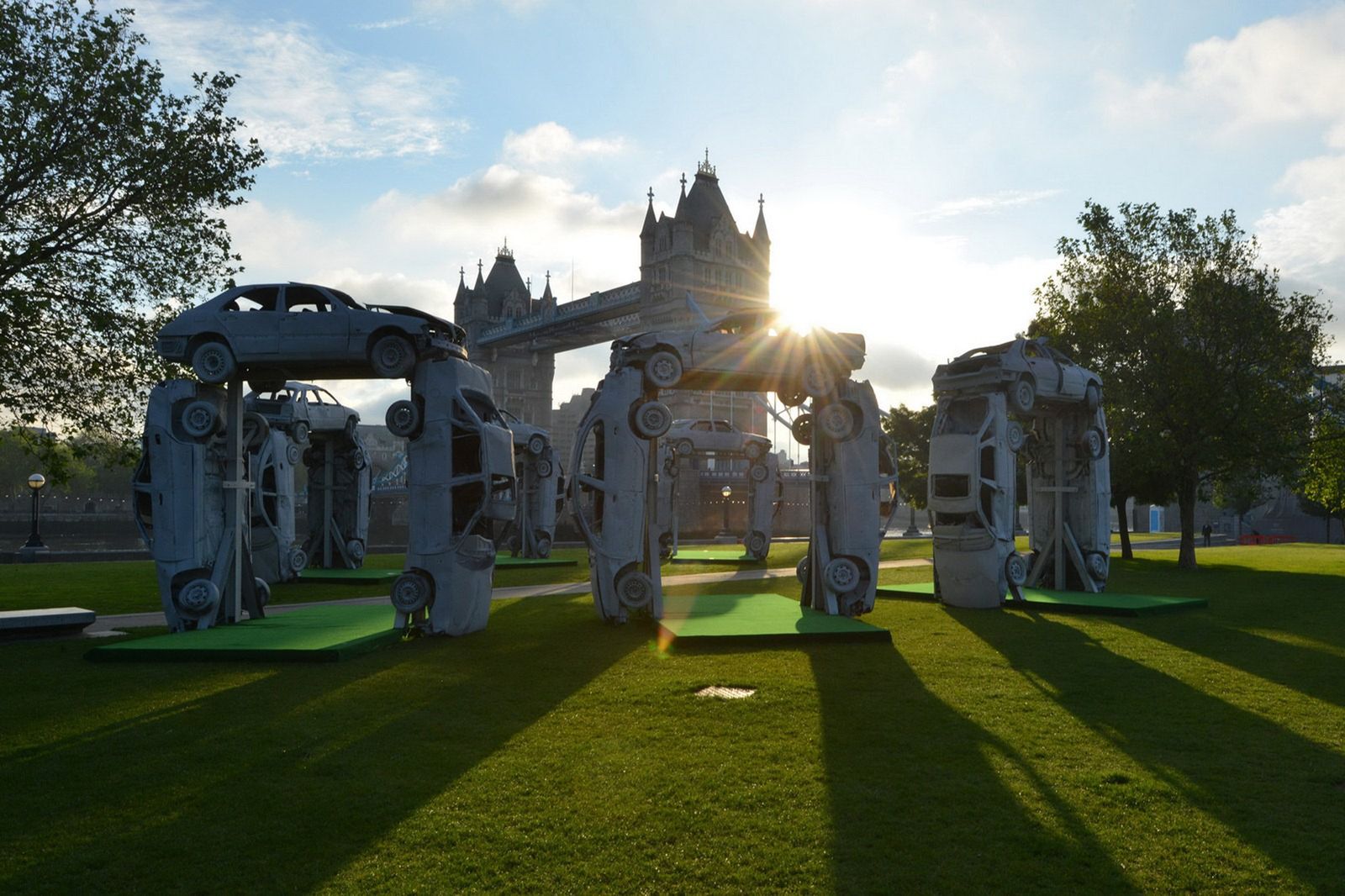 Samochodowe Stonehenge