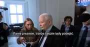 Kaczyński chciał uciec. Pomagała mu reporterka TVP