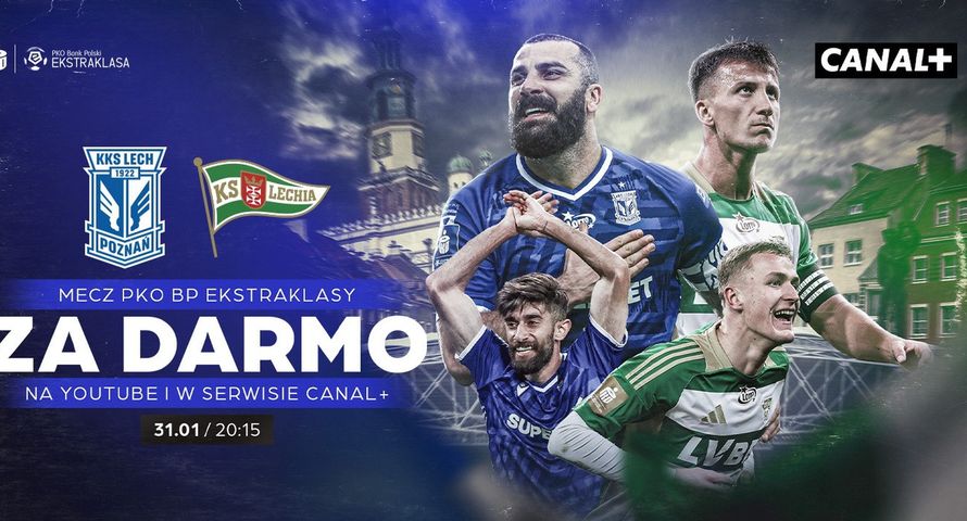 Canal+ udostępni za darmo mecz PKO BP Ekstraklasy