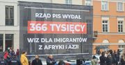 Konfederacja na marszu PiS. Przynieśli transparent