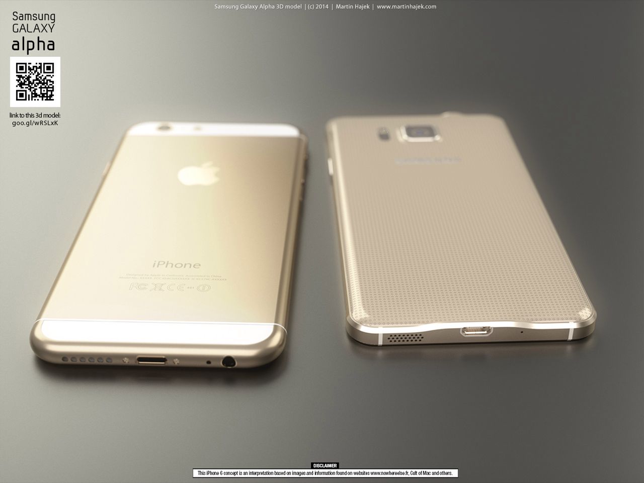 Galaxy Alpha i iPhone 6 - porównanie wyglądu 2
