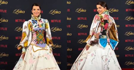 Joanna Jabłczyńska w spektakularnej sukni zachwyca na premierze netfliksowej "Lalki" (ZDJĘCIA)