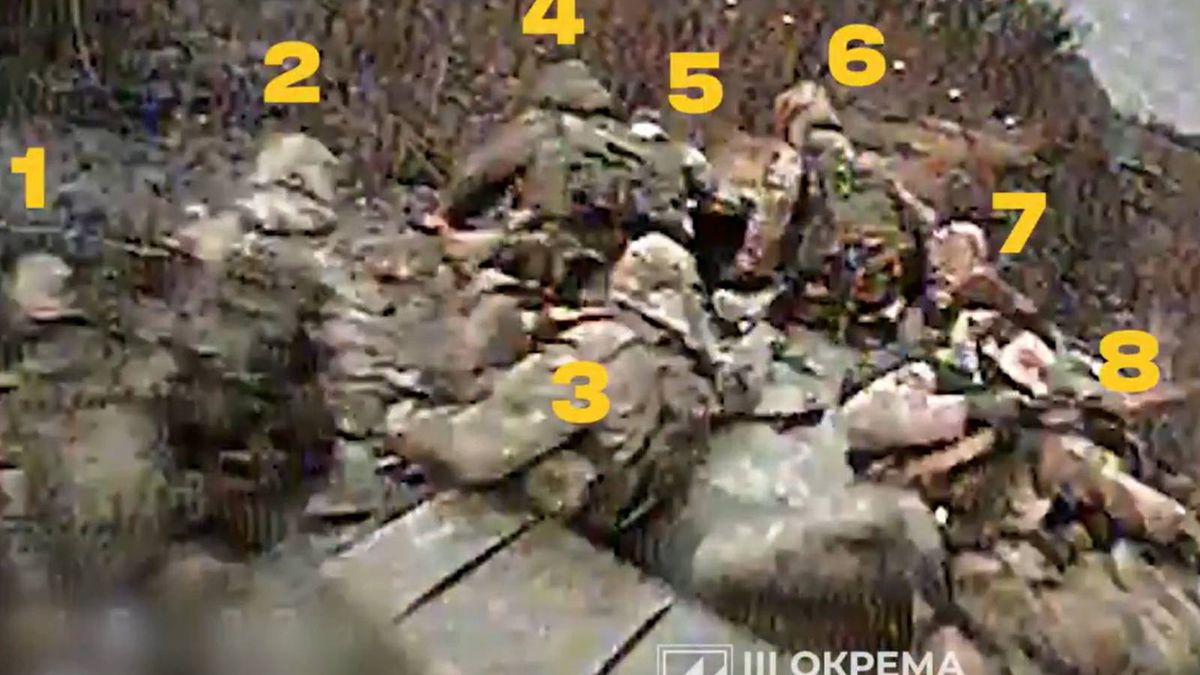 Ukraiński dron w pojedynku z rosyjskimi żołnierzami, okupanci nie mieli szans