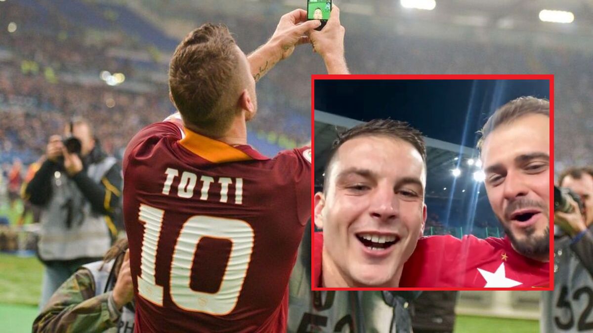 Francesco Totti i Angel Rodado uwiecznili radość z gola