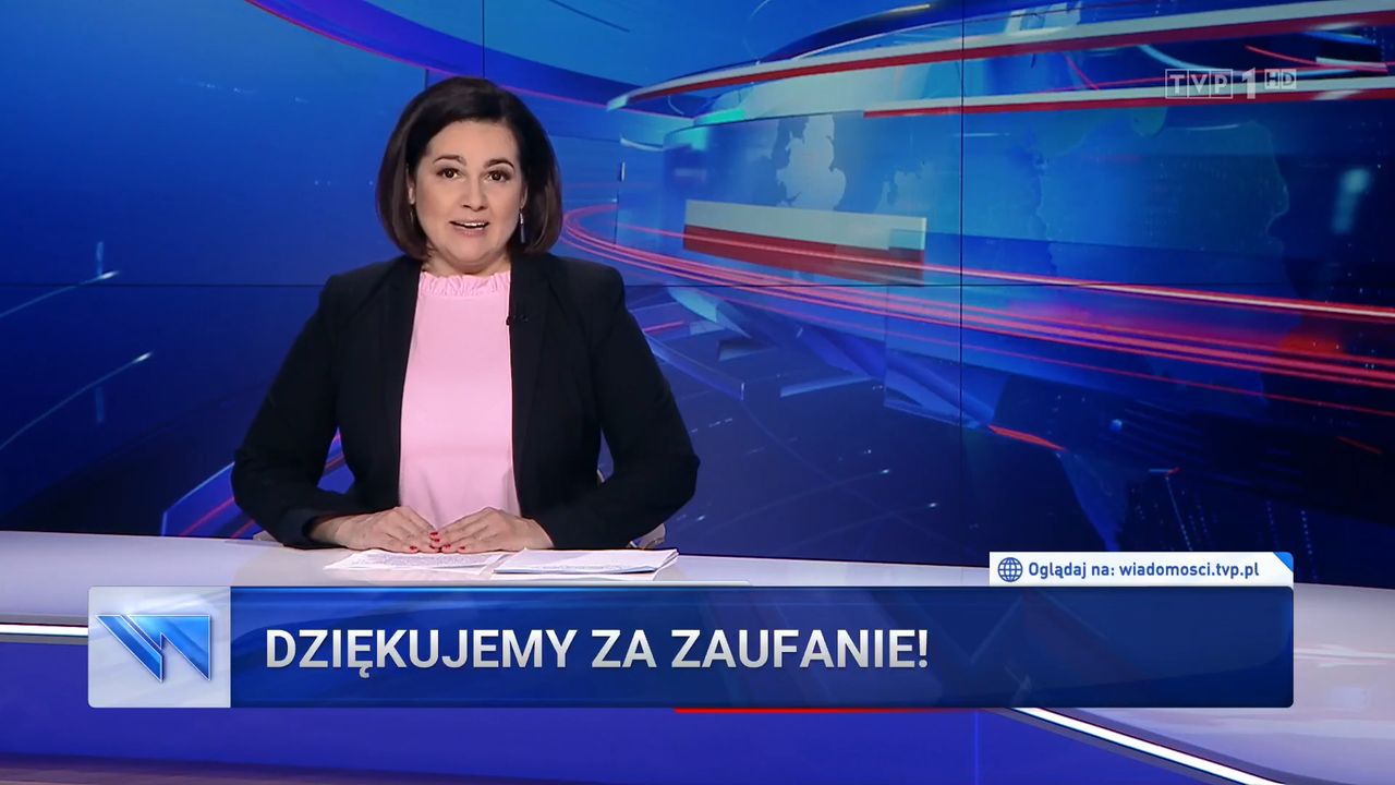 "Wiadomości" chwalą się wynikami oglądalności. Padło zdanie o "komercyjnej konkurencji"