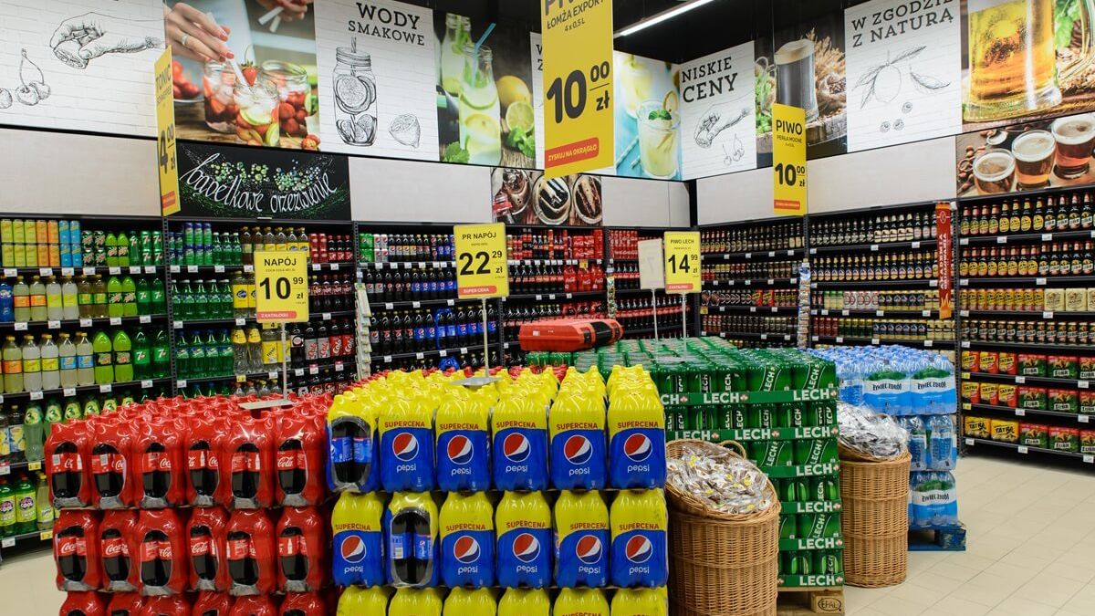 Piwo i napoje w Carrefour