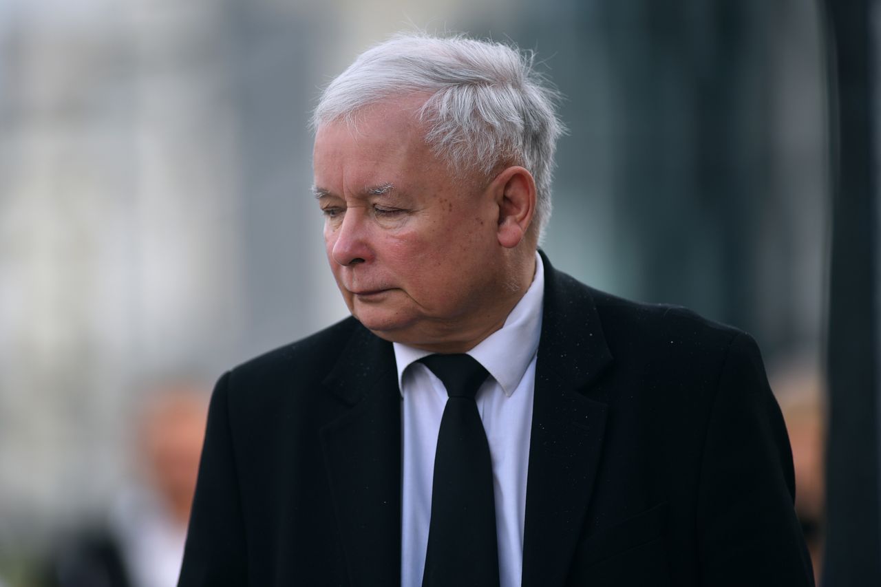 Prezes PiS Jarosław Kaczyński