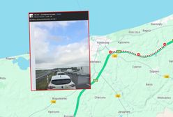 Tony piachu na jezdni. Wypadek na drodze S6