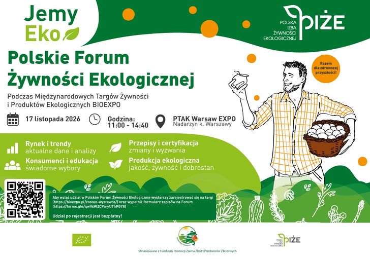 Polskie Forum Żywności Ekologicznej 2026 – wiedza, praktyka i rozmowa o przyszłości BIO