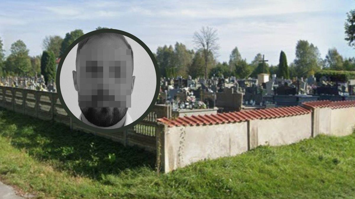 Zwłoki zaginionego Marka K. znaleziono na cmentarzu