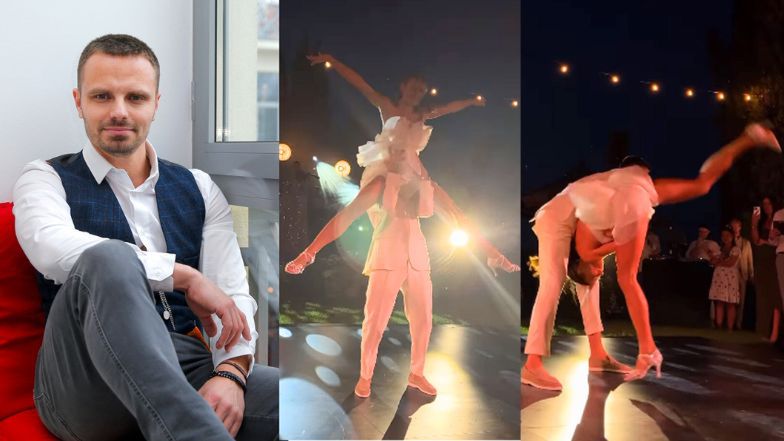 Marcin Hakiel ocenia "pierwszy taniec"  Lewandowskich