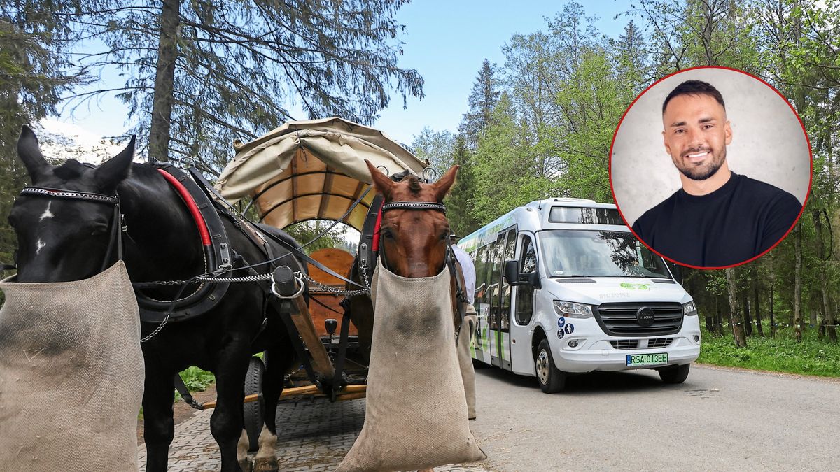 Łukasz Litewka walczy o likwidacją transportu konnego.