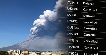 Etna wstrzymała loty z Katanii. Lotnisko pozostaje zamknięte