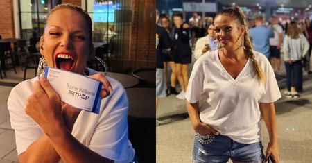 Joanna Liszowska nadal w swojej "party girl era". Na koncert pognała w długich kozakach i kusych szortach