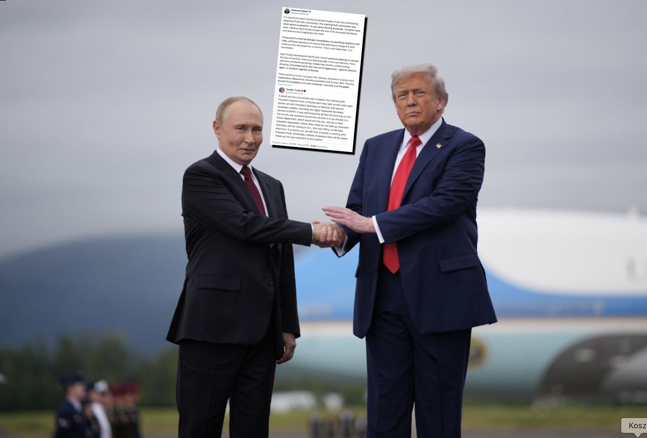 "Trump natychmiast zapłacił za ten uścisk dłoni". Ekspert nie zostawia suchej nitki