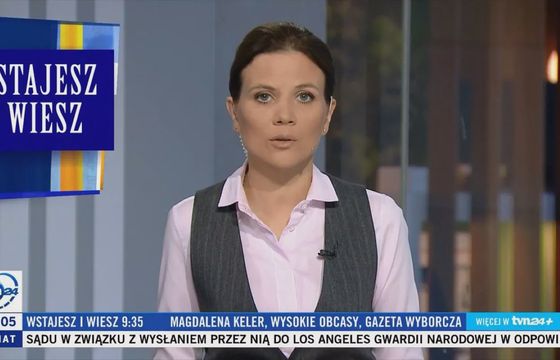 Prezenterka TTV pojawia się w poranku TVN24