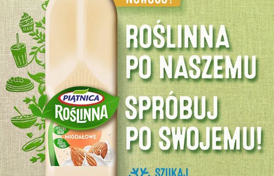 Piątnica wprowadza nowy wariant napojów roślinnych i wspiera je kampanią