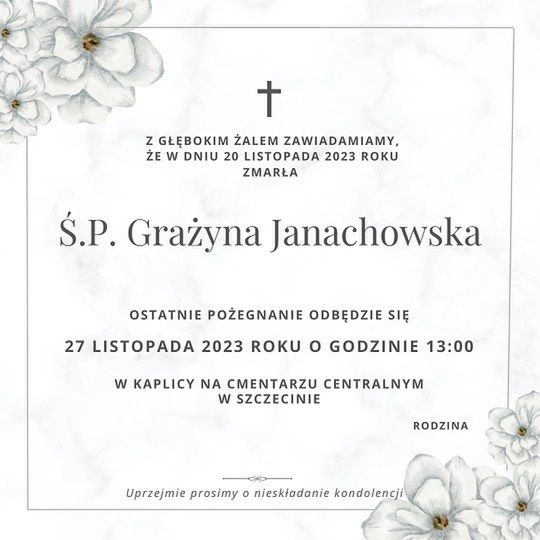 Nie żyje mama Izabeli Janachowskiej 