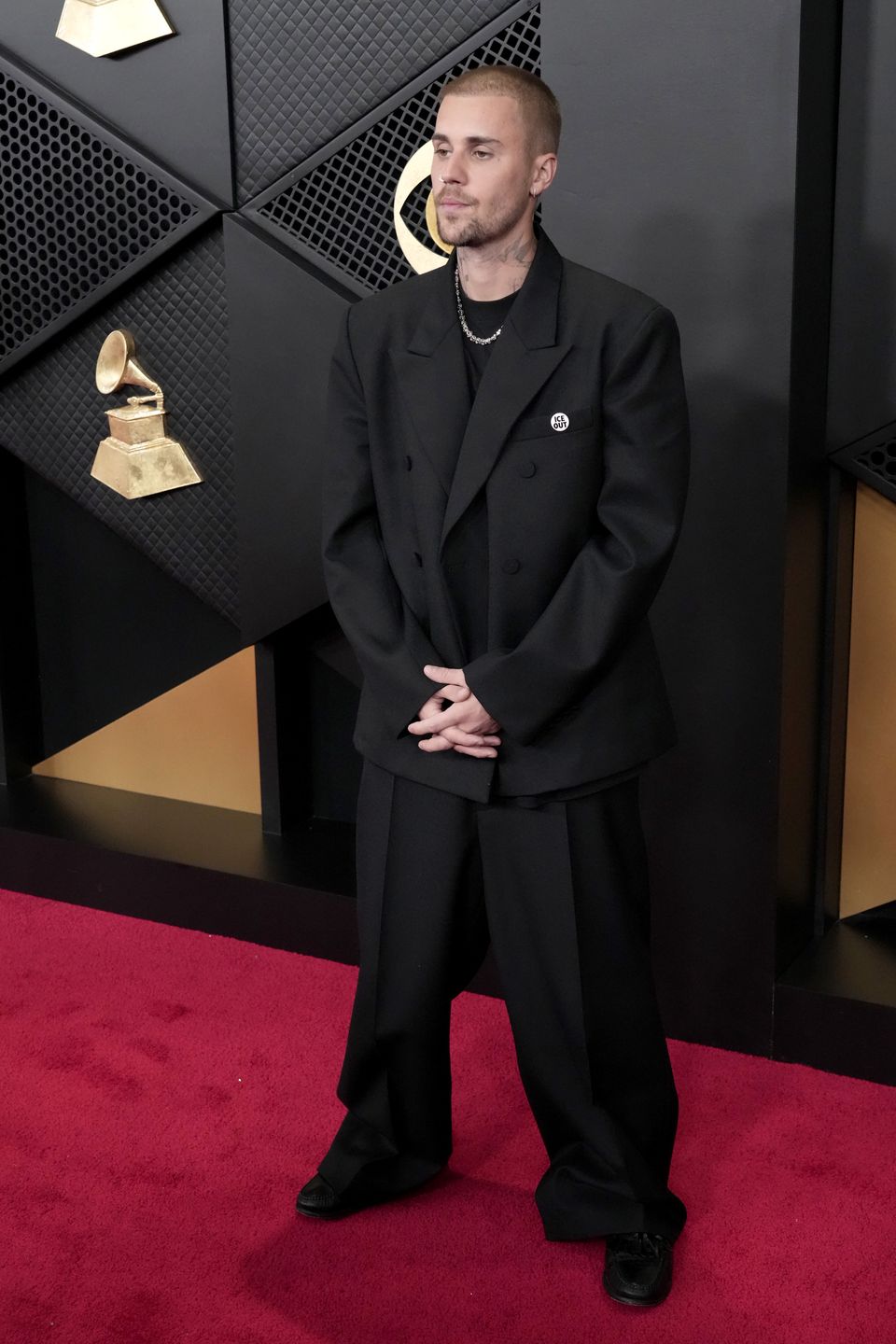 LOS ANGELES, CALIFORNIA - FEBRUARY 01: (FOR EDITORIAL USE ONLY) Justin Bieber attends the 68th GRAMMY Awards at Crypto.com Arena on February 01, 2026 in Los Angeles, California. (Photo by Jeff Kravitz/FilmMagic)