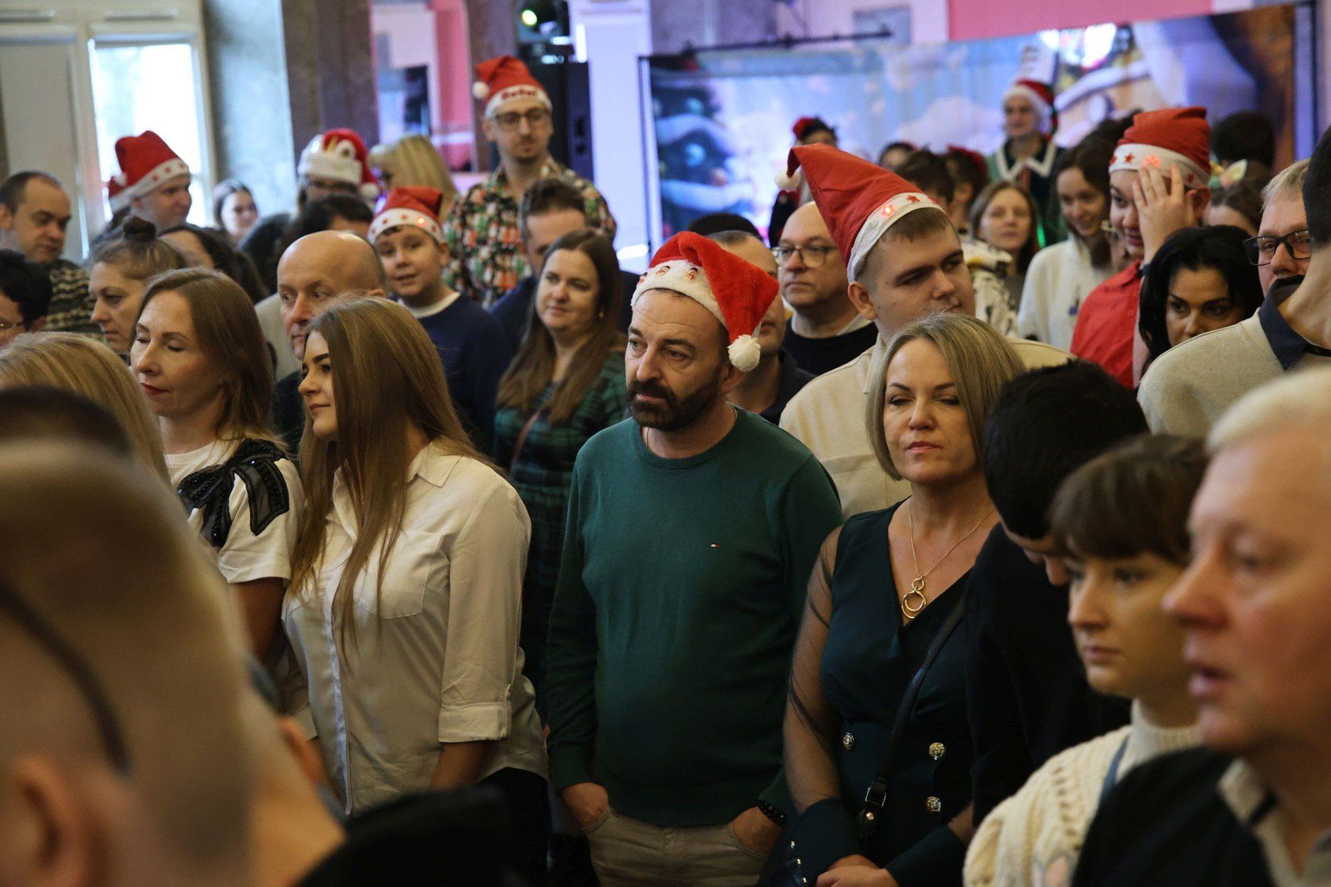 Najbardziej oczekiwanym gościem spotkania był oczywiście Święty Mikołaj.
