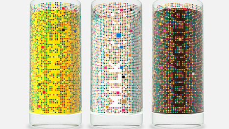 Niesamowite szklanki z zakodowaną nazwą napoju 1