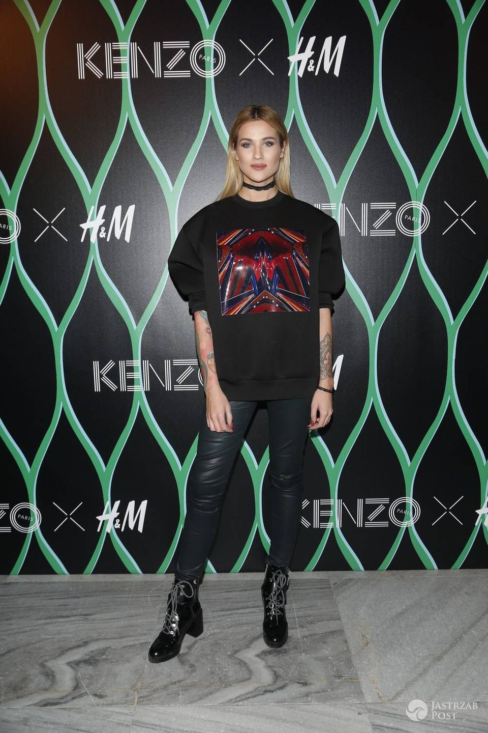 Karolina Gilon - premiera kolekcji Kenzo x H&M