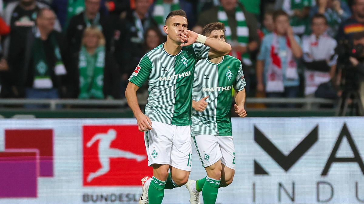Zdjęcie okładkowe artykułu: Getty Images / Marco Steinbrenner/DeFodi Images / Na zdjęciu: Rafael Borre po strzeleniu gola w meczu Werder - FC Koeln