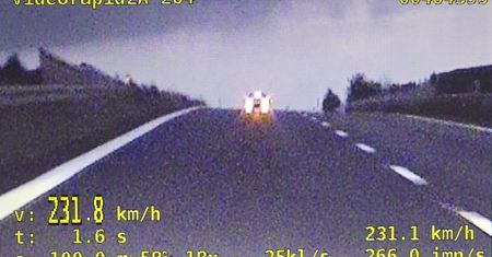 Pędził 231 km/h na S52. Policja nie miała litości
