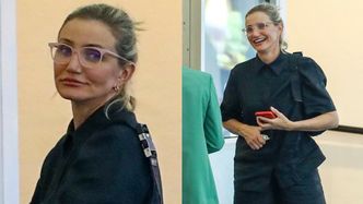 Dawno niewidziana Cameron Diaz "przyłapana" na pogawędce na parkingu. Emerytura jej służy? (ZDJĘCIA)