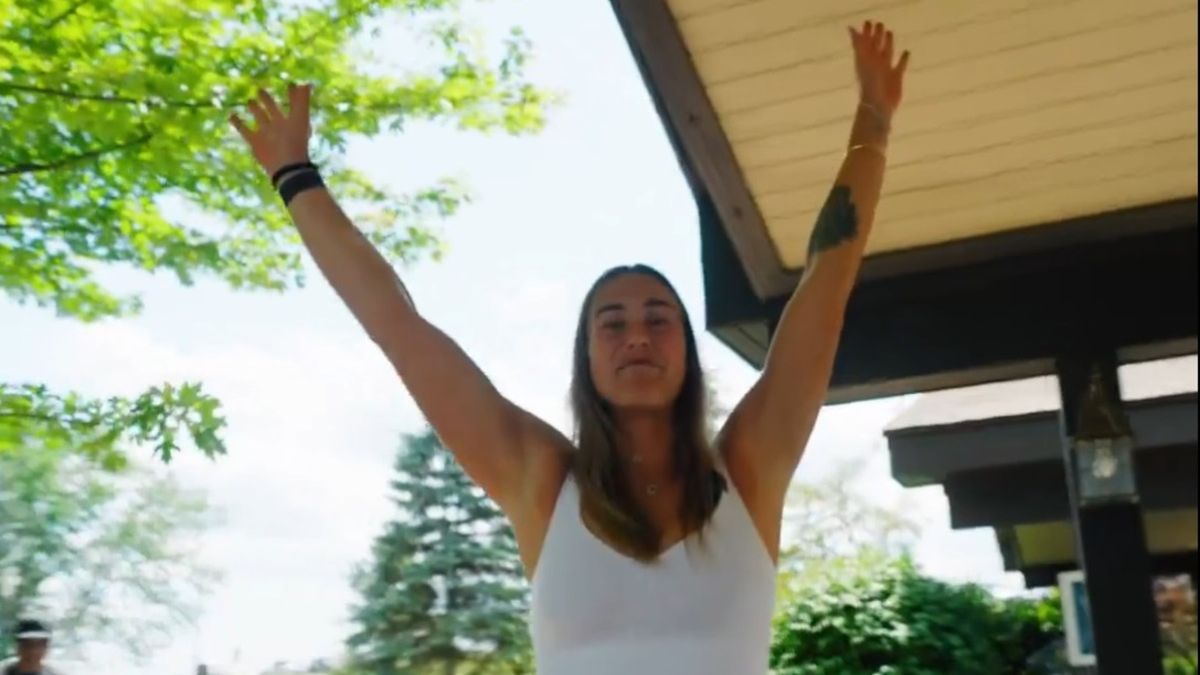 Aryna Sabalenka w czasie turnieju w Cincinnati