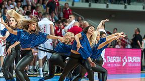Cheerleaderki na meczu Polska - Austria