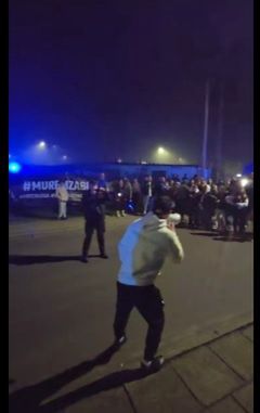 Protest przed aresztem Buddy