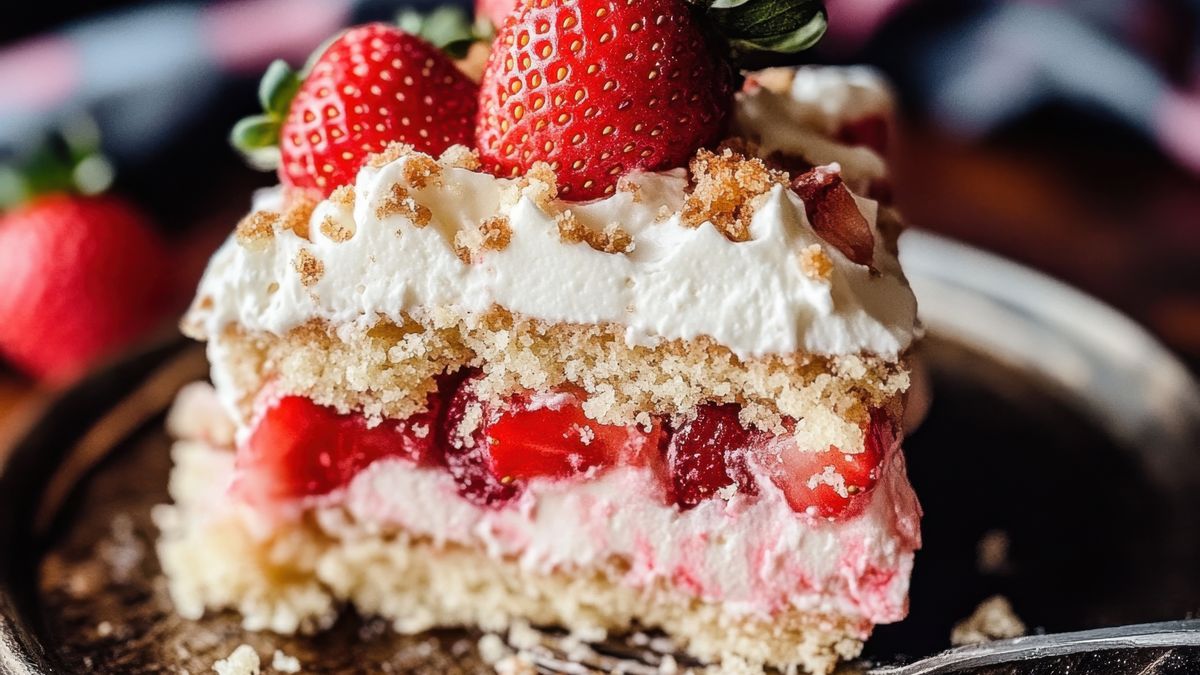 Ciasto z truskawkami, idealne na majówkę 