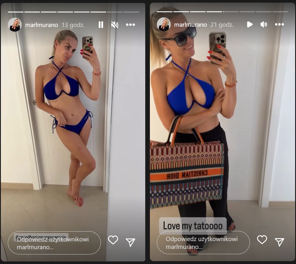 Marlena Muranowicz na wakacjach
