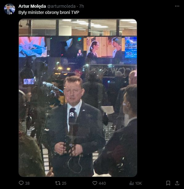 Tak wyglądała nocna "obrona" TVP przez PiS