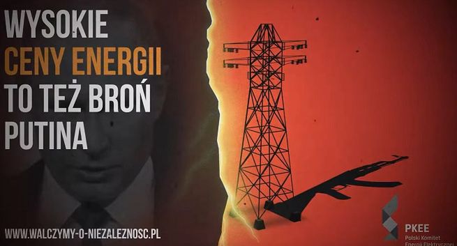 Firmy energetyczne w kampanii przekonują, że drogi prąd „to też broń Putina”