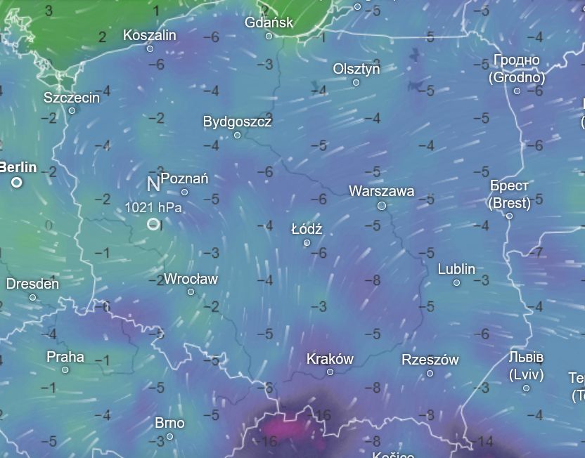 Pogoda w przyszłym tygodniu. Mróz nawet kilkanaście stopni