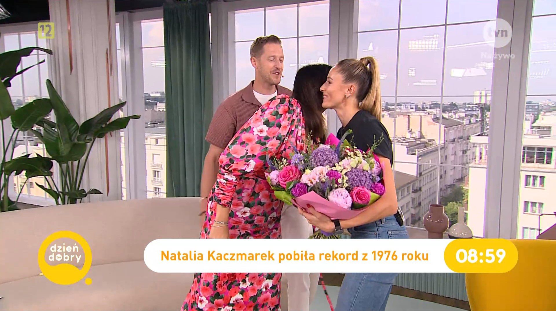 Kadr z programu "Dzień Dobry TVN"