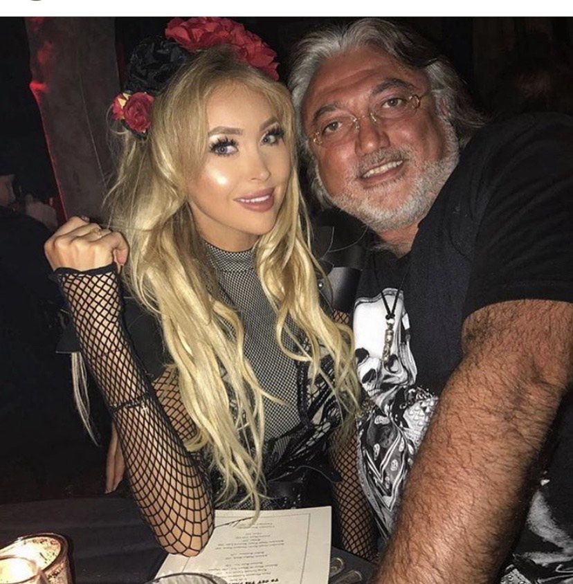 Julia Dybowska i Robert Tchenguiz