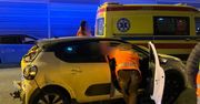 S8: Zderzenie pojazdów. Kierująca citroenem gwałtownie zahamowała, w jej tył uderzyła ciężarówka
