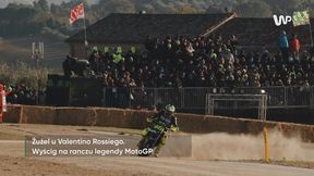Żużel u Valentino Rossiego. Zobacz, jak wyglądał wyścig na ranczu legendy MotoGP