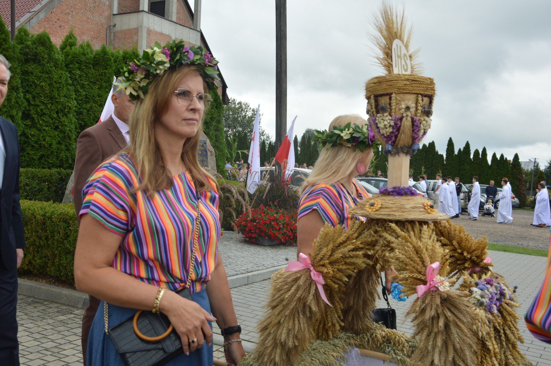 Dożynki parafialne na osiedlu Olsztyńskim w Bełchatowie