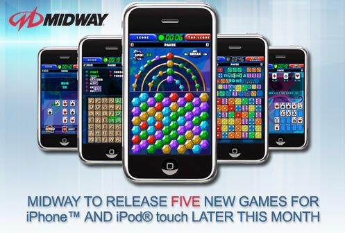 Midway szaleje na App Store i wypuszcza 5 gier