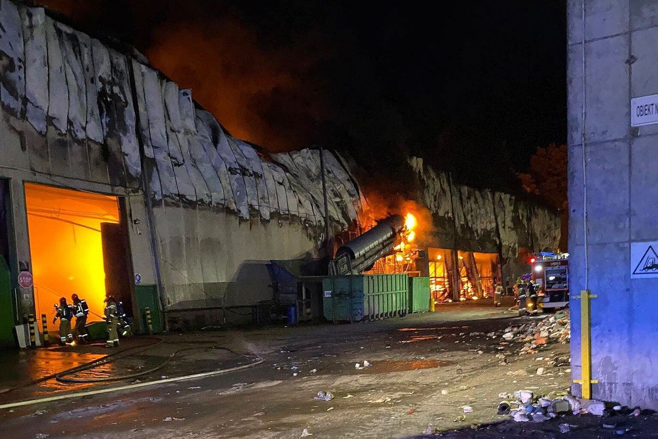 Elbląg: Spłonęła sortownia odpadów. Miasto szuka rozwiązań