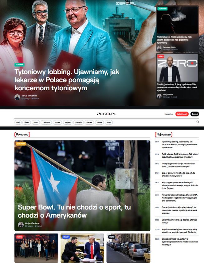 Strona główna Zero.pl