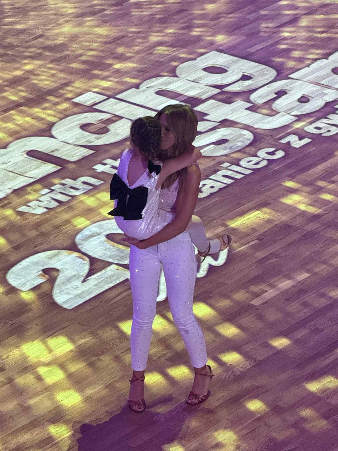 Agnieszka Kaczorowska z córką