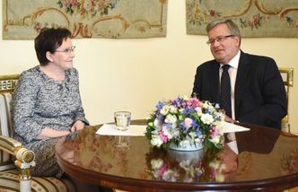 Ewa Kopacz w Belwederze. Prezydent w poniedziałek powierzy jej misję tworzenia rządu