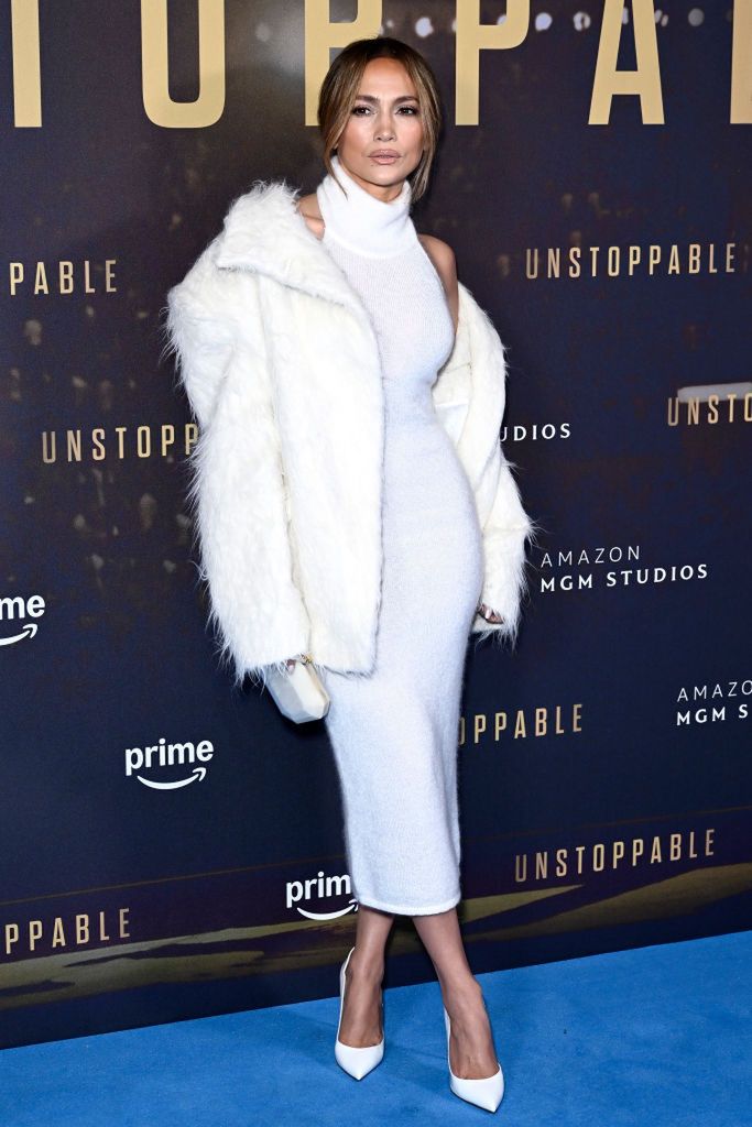 Jennifer Lopez na londyńskiej premierze filmu "Unstoppable"