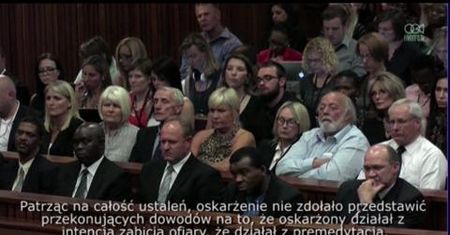 Pistorius oczyszczony z zarzutu o morderstwo z premedytacją