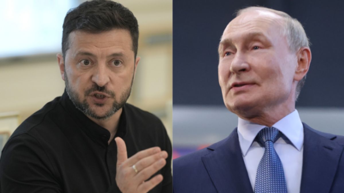 Wołodymyr Zełenski, Władimir Putin